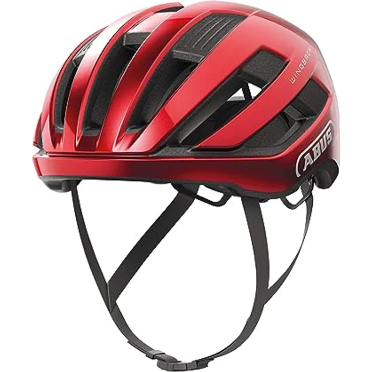 ABUS Rennradhelm WingBack, leichter Roadhelm mit optimaler Belüftung und Zoom Ace Verstellsystem, rot, Größe S – Bild 5