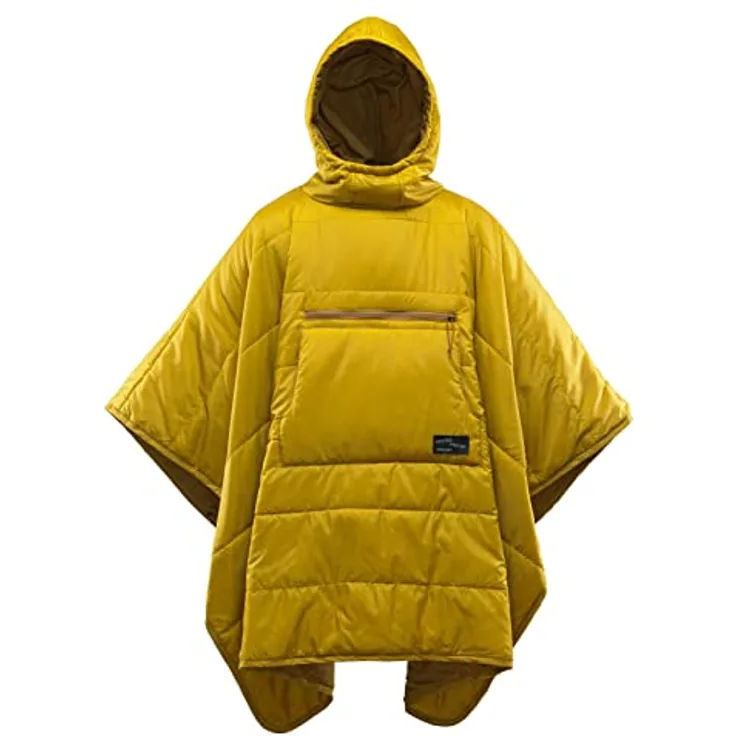 Therm-a-Rest Honcho Poncho, Wasserabweisender Schlafsack (200 cm) mit eraLoft Isolierung und Beuteltasche