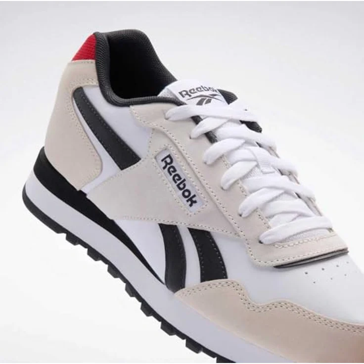 Reebok Classics Glide, Laufschuhe für Herren mit atmungsaktivem Obermaterial und rutschfester Gummi-Sohle, Weiß, EU 39 – Bild 5