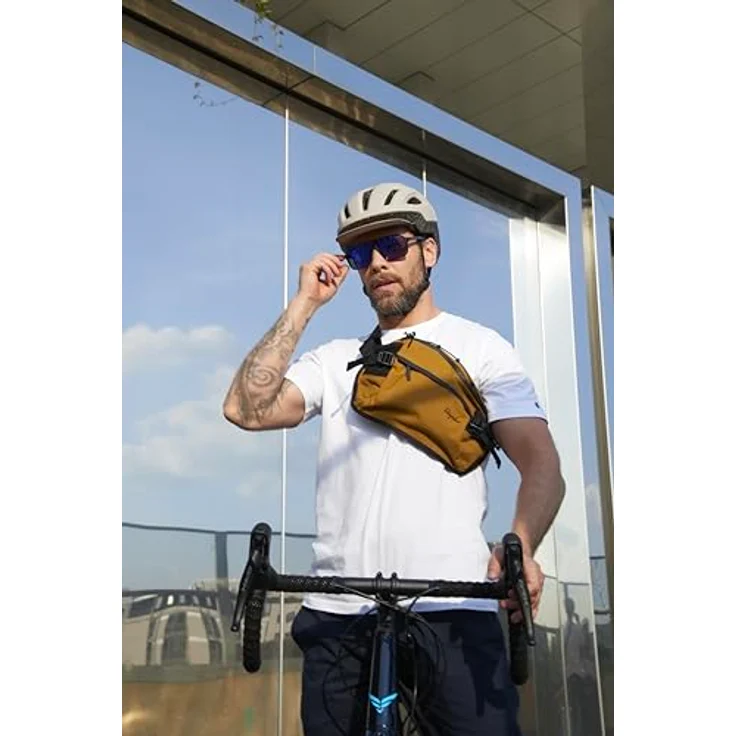 Bolle Eco React Stadthelm Beige L, umweltfreundlicher Fahrradhelm mit Kork- und Recyclingmaterialien, Click-to-Fit System – Bild 2