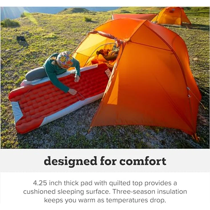 Big Agnes Rapide SL Insulated, Thermomatte für Hochtouren und Winterbiwaks, R-Wert 4,8, antimikrobiell und komprimierbar – Bild 6