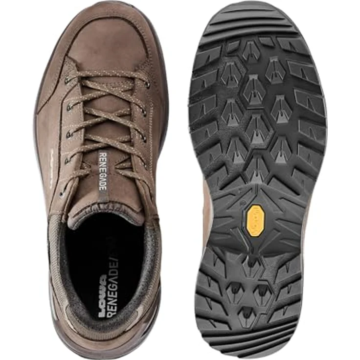 Lowa Renegade EVO GTX LO, Trekkingschuh mit flexibler Passform und Nubukleder, schwarz – Bild 7
