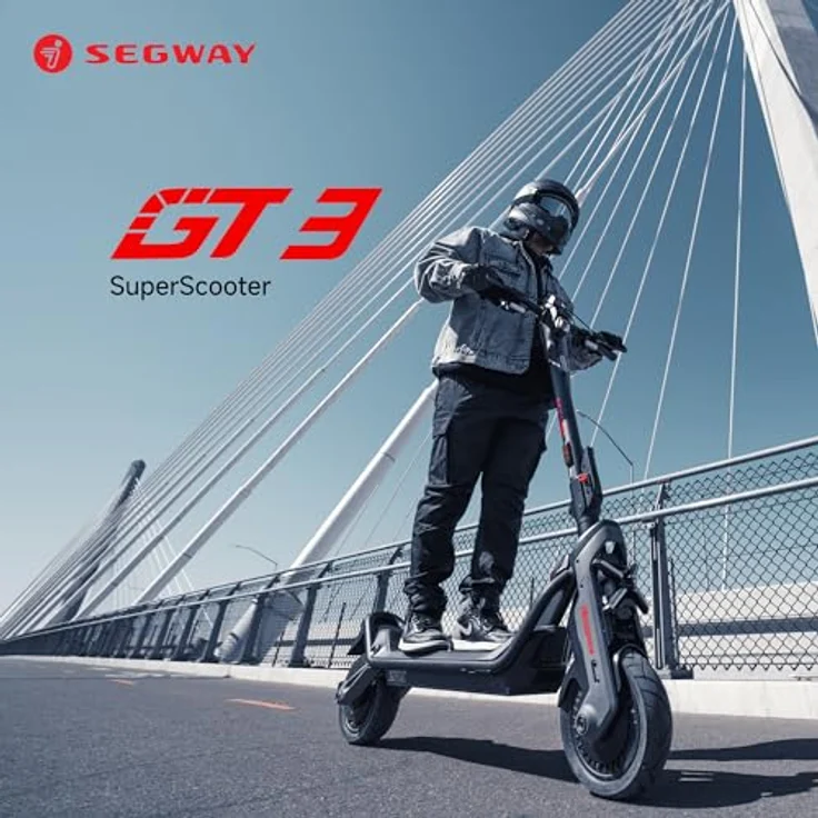 Ninebot by Segway E-Scooter GT3 D, 20 km/h, 2400W, 11-Zoll Reifen, IPX6, mit Straßenzulassung, 95 km Reichweite, 150 kg Tragfähigkeit – Bild 2