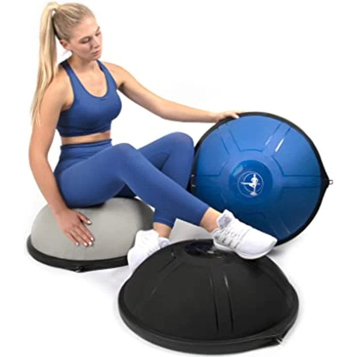 Trendy Sport Balance Trainer - Trendy Sport MEIA 60, Trainingsgerät zur Förderung der Balance- und Propriozeption Blau – Bild 3