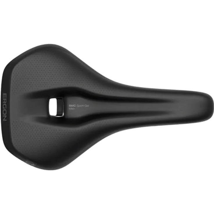 Ergon SMC Sport Gel Fahrradsattel für Männer, MTB Comfort, Medium/Large, Stealth Schwarz, mit orthopädischem Schaum und Entlastungskanal – Bild 4