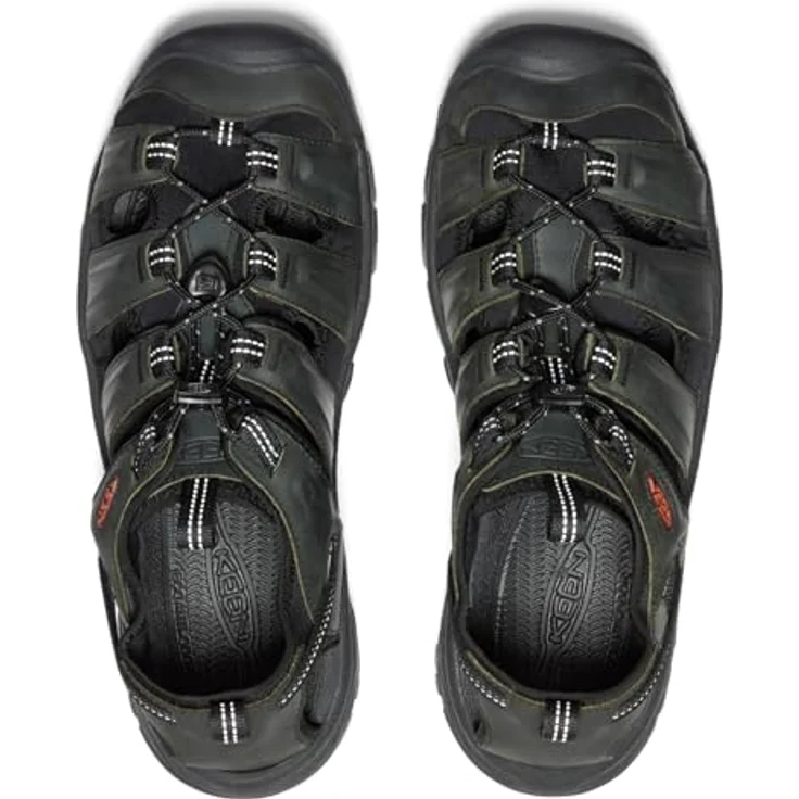KEEN Targee III Sandale, Herren Schuhe mit EVA-Sohle und KEEN.ALL-TERRAIN Grip, schwarz, Größe 43 – Bild 5