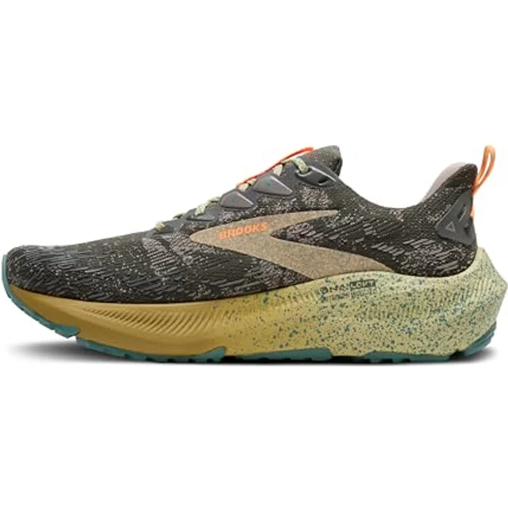 Brooks Ghost Trail, Herren Trailrunningschuh in Grey/Black/Nightlife, Größe 46 – Bild 5