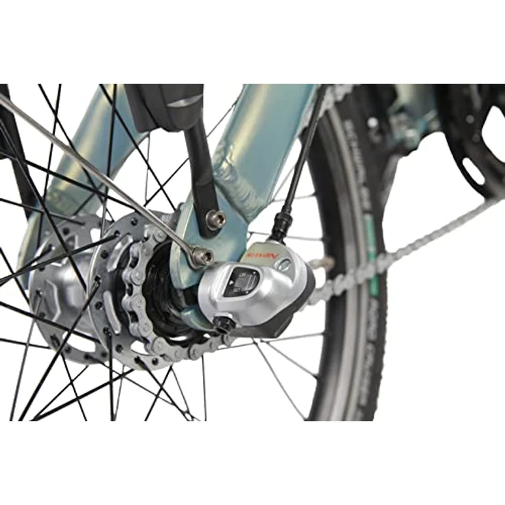 U.GO Unisex-Adult Dare i3 Klappräder, Grun, Uni - Aluminiumrahmen, Shimano Nexus 3-speed, Alpine Green – Bild 4