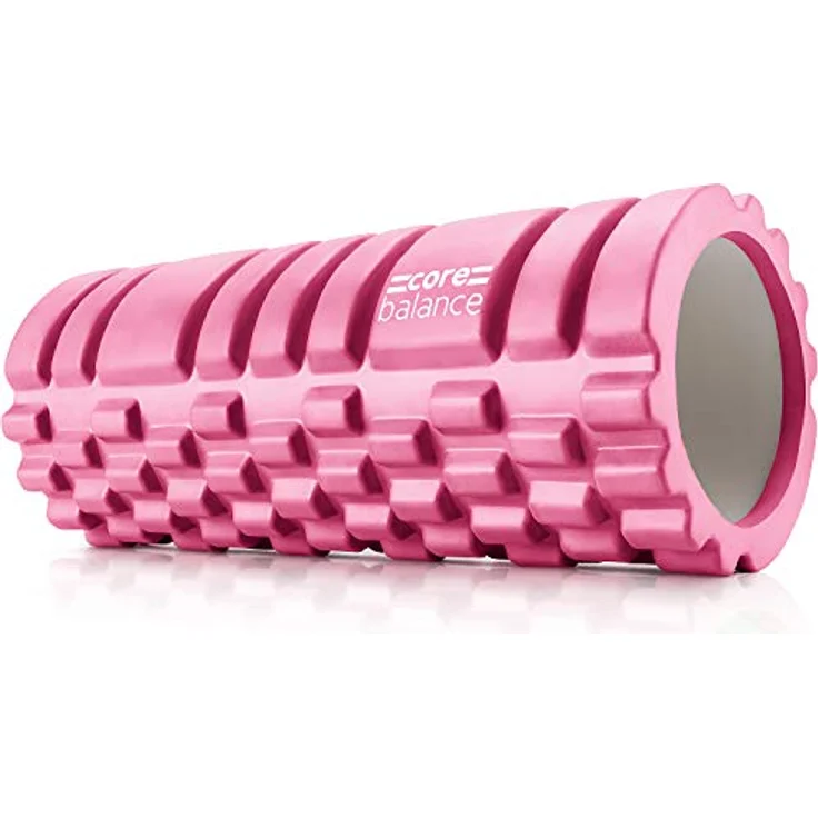 Core Balance Faszienrolle für Rückenschmerzen und Ganzkörper-Tiefengewebemassage, texturiert, 33 cm x 14 cm, leicht & transportabel – Bild 1