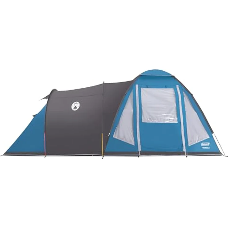 Coleman Waterfall 5 Familienzelt | 5 Personen Kuppel-Tunnel-Hybridzelt mit separatem Wohn- & Schlafbereich | Leicht aufzubauen | 5 Mann Campingzelt | 3000 mm wasserdicht | mit integrierter Bodenplane – Bild 2