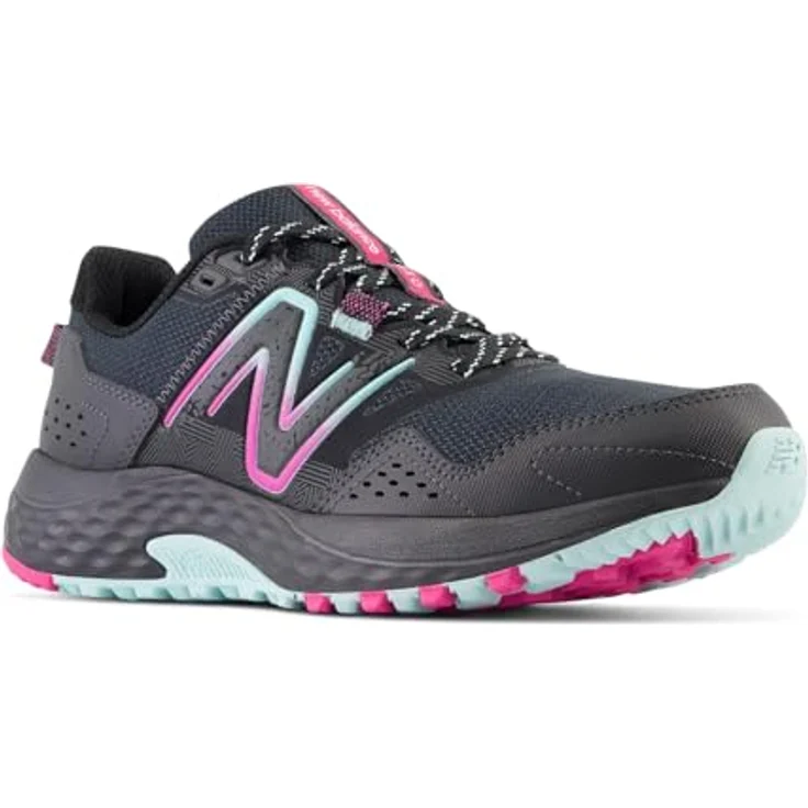 New Balance WT410 Dames Laufschuhe, AT Tread-Aussensohle für Traktion, BIO Foam Zwischensohle, Größe 37, Schwarz – Bild 3