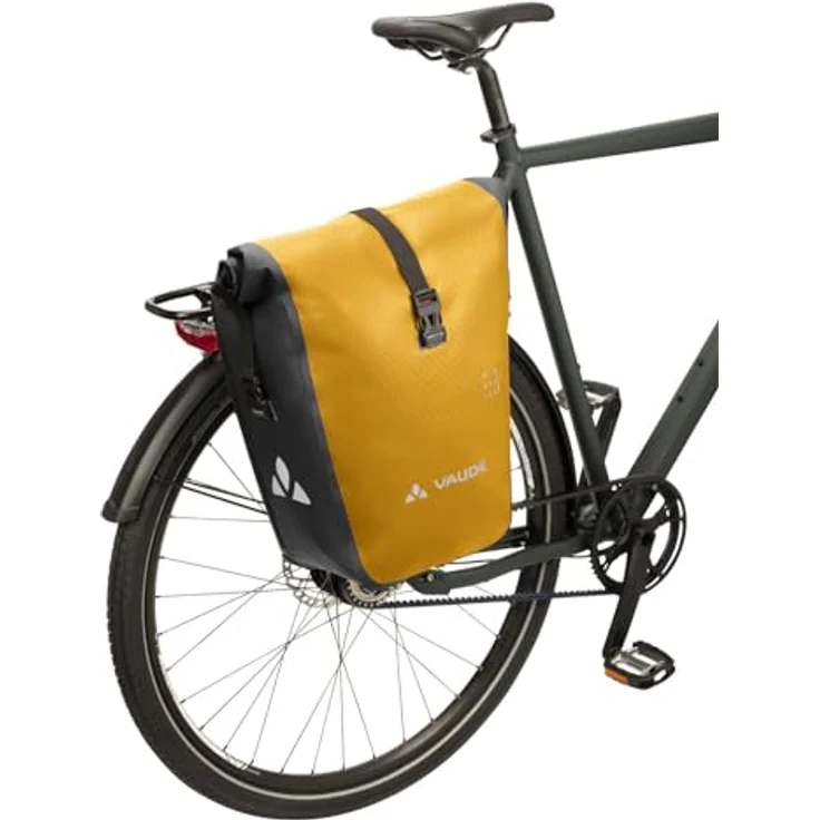 Vaude Aqua Back, wasserdichte Gepäckträgertasche, 48 l, mit Wickelverschluss und QMR 2.0-System, recycelte Materialien, hergestellt in Deutschland – Bild 6