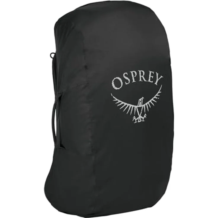 Osprey AirCover Black Medium, kompakter Wanderrucksack mit verstellbarem Zugband – Bild 1