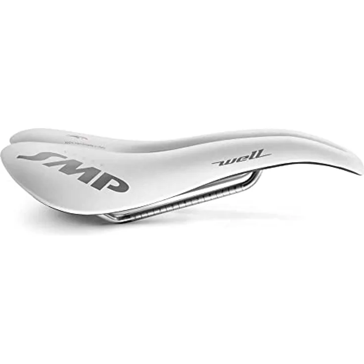Selle Smp Velosattel "Well", Fahrradsattel mit Polyurethan-Polsterung, Kohlenstoffverstärkung, 280 g, geeignet für MTB und Rennräder