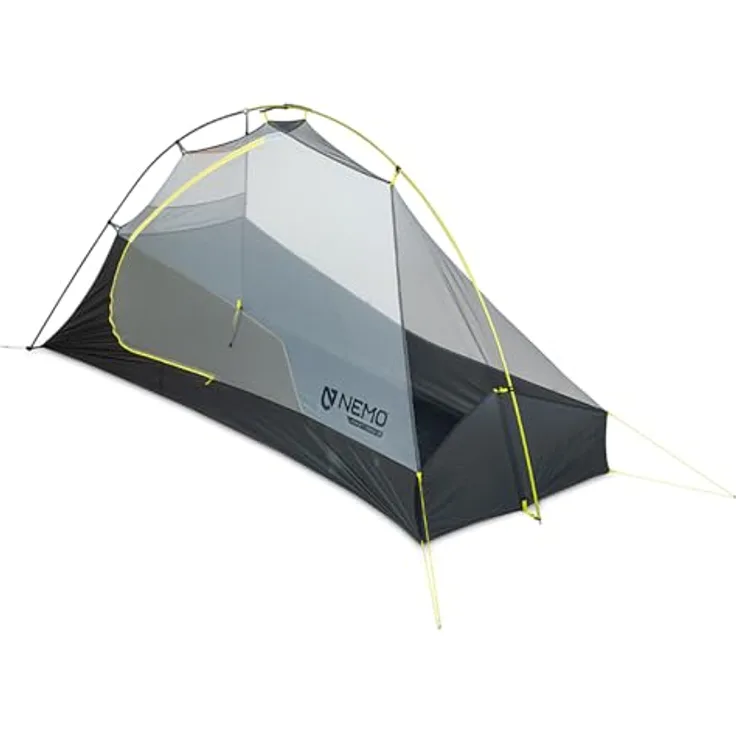 Nemo Equipment Hornet OSMO 1P, ultraleichtes Kuppelzelt für 1 Person, 1.02 kg, in Birch Bud/Goodnight Gray