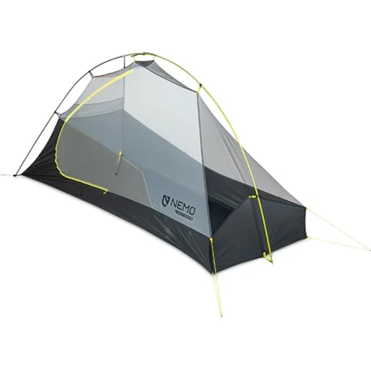 Nemo Equipment Hornet OSMO 1P, ultraleichtes Kuppelzelt für 1 Person, 1.02 kg, in Birch Bud/Goodnight Gray – Bild 1