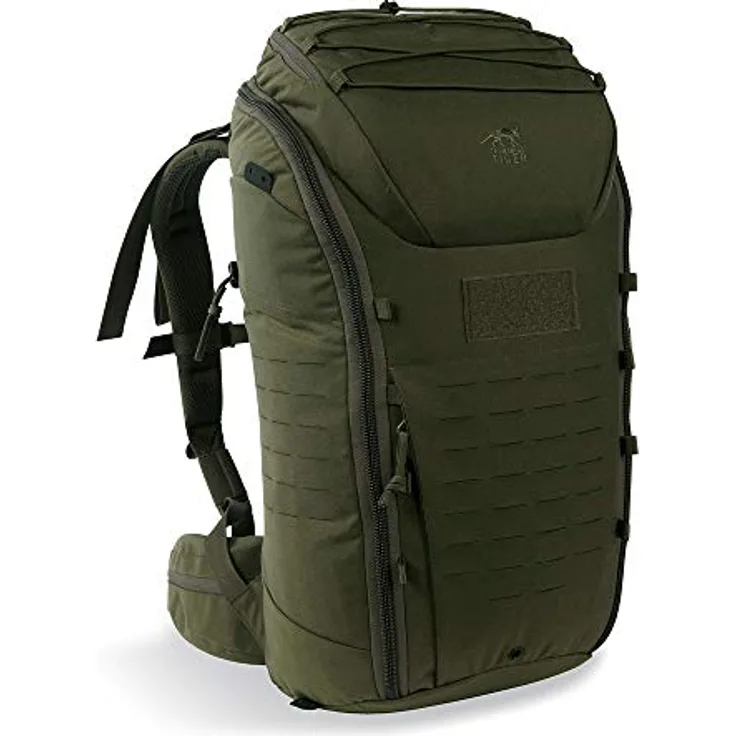 Tatonka Tasmanian Tiger Modular Pack 30, Wanderrucksack mit MOLLE-System, 30 Liter, Olive