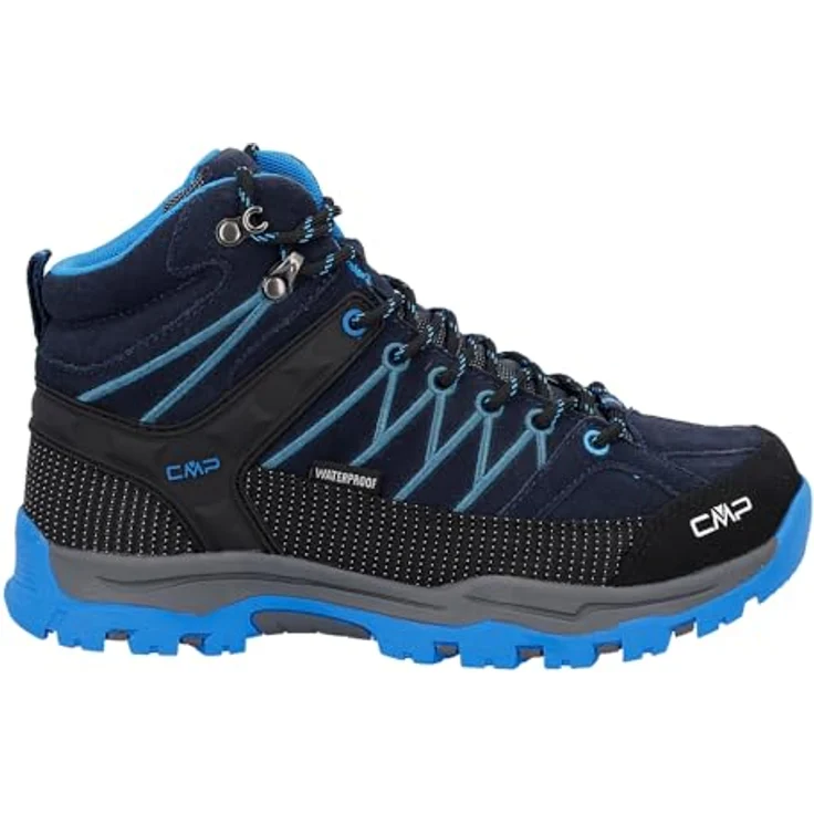 CMP Kids Rigel Mid WP, Kinder Wanderstiefel in Blau, wasserdicht und strapazierfähig – Bild 1
