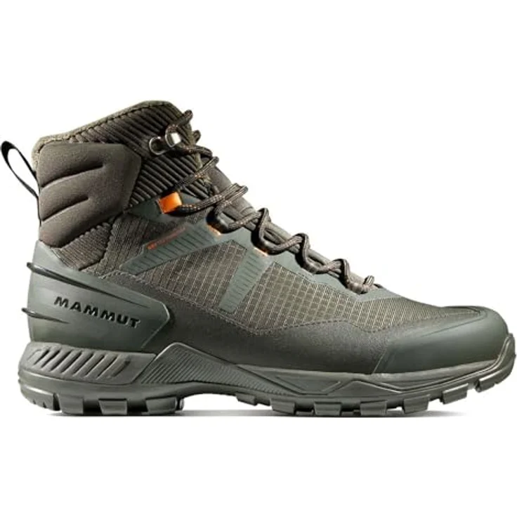 MAMMUT Blackfin III Mid DT, Wanderschuhe mit Vibram-Sohle, wasserdicht und isoliert, dunkelgrün – Bild 3
