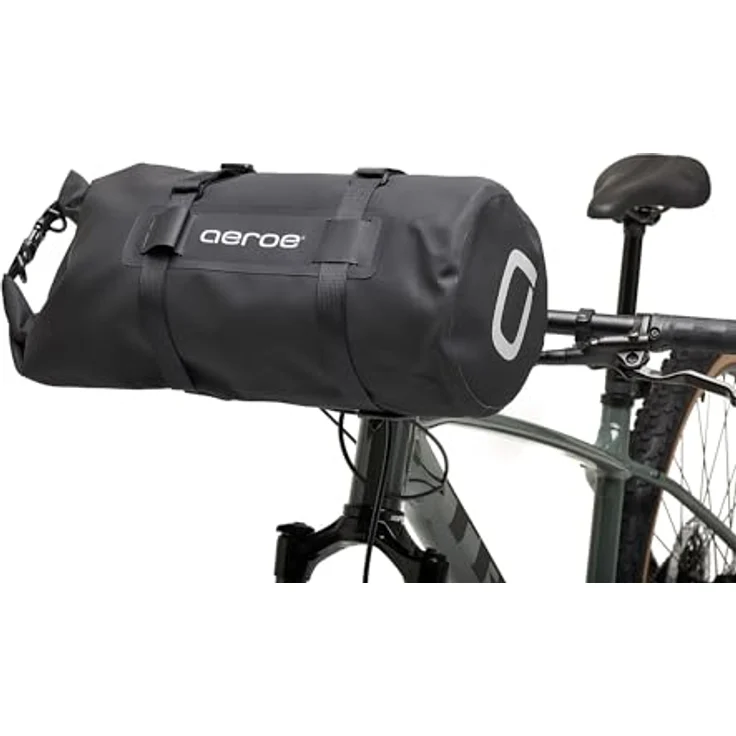 Aeroe Velotasche 12L, wasserdichte Gepäckträgertasche aus strapazierfähigem TPU, schwarz, IP65-Schutzklasse, kompatibel mit Spider Rear Rack – Bild 4
