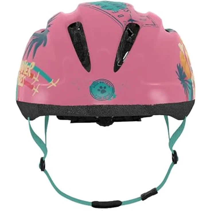 Seven Polska Kinderfahrradhelm "PAW PATROL Girls", altrosa, verstellbar, leicht, Belüftungslöcher – Bild 3