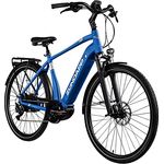ZÜNDAPP X500 Ebike 28 Zoll Trekking Fahrrad für Damen und Herren 165-180 cm Elektrofahrrad mit Bosch Mittelmotor 11 Gang Scheibenbremse E Bike 500 Wh Akku (blau)