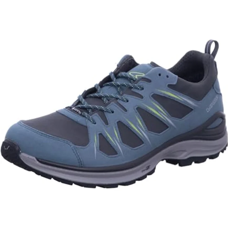 Lowa Innox Evo II GTX, Multifunktions-Wanderschuh mit GORE-TEX-Membran, wasserdicht, petrolblau/grau, Herren – Bild 1