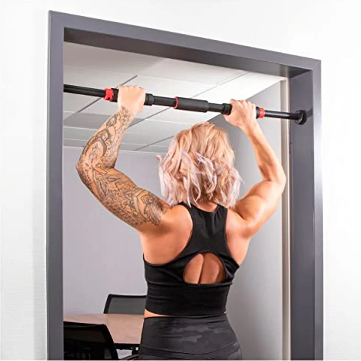 Sport-Tec Türreck Klimmzugstange Pull-Up 6.0, 65-100 cm, Schwarz – Bild 4