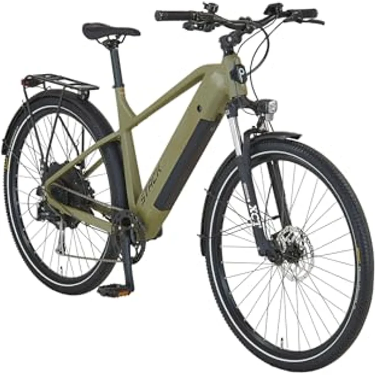 Prophete Stack 2.0 E-ATB 29" - enovation Hinterradmotor 250W, 130 km Reichweite, Shimano Alivio 9-Gang, Hydraulische Scheibenbremsen, LED-Beleuchtung, Li-Ion Akku 48V 480Wh, Moosgrau – Bild 2