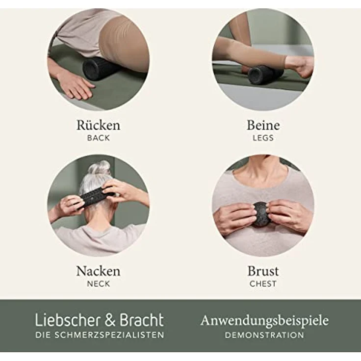 Liebscher & Bracht Original Faszien-Set, Faszienrolle und Faszienball (je 2 Stück), Made in Germany, inklusive Übungs-App – Bild 3