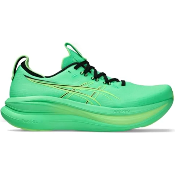 Asics GEL-NIMBUS 28, Laufschuhe für Herren mit GEL™-Technologie und atmungsaktivem Obermaterial, Grün – Bild 8