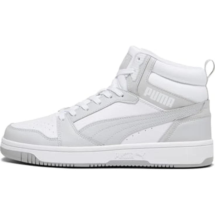 PUMA Rebound v6 Sneakers Senior, knöchelhoch mit SOFTFOAM+ Dämpfung und wasserabweisendem Obermaterial, schwarz – Bild 1
