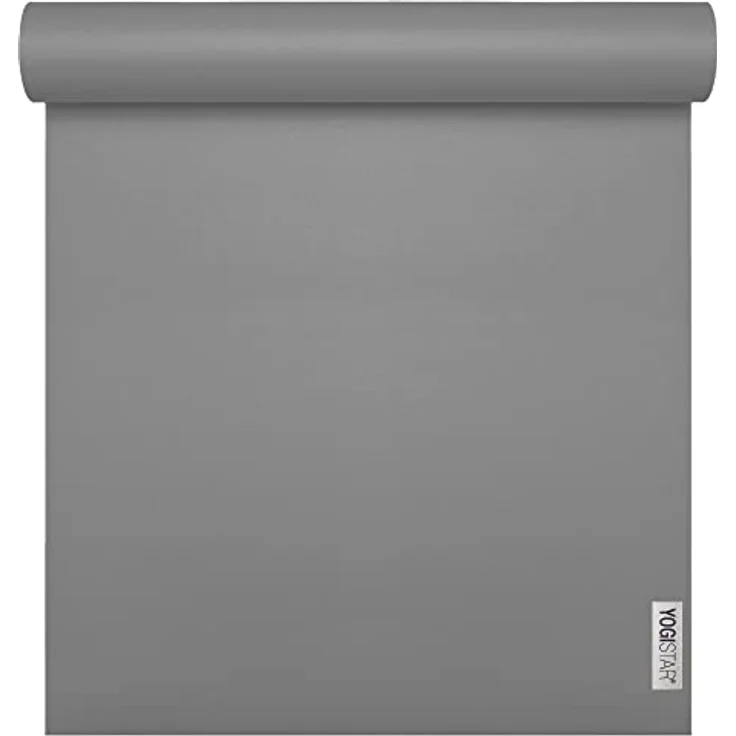 Yogistar Yogamatte Yogimat® Sun - 4Mm Grau, Ö-Tex 100 zertifiziert, Extreme Rutschfestigkeit – Bild 1