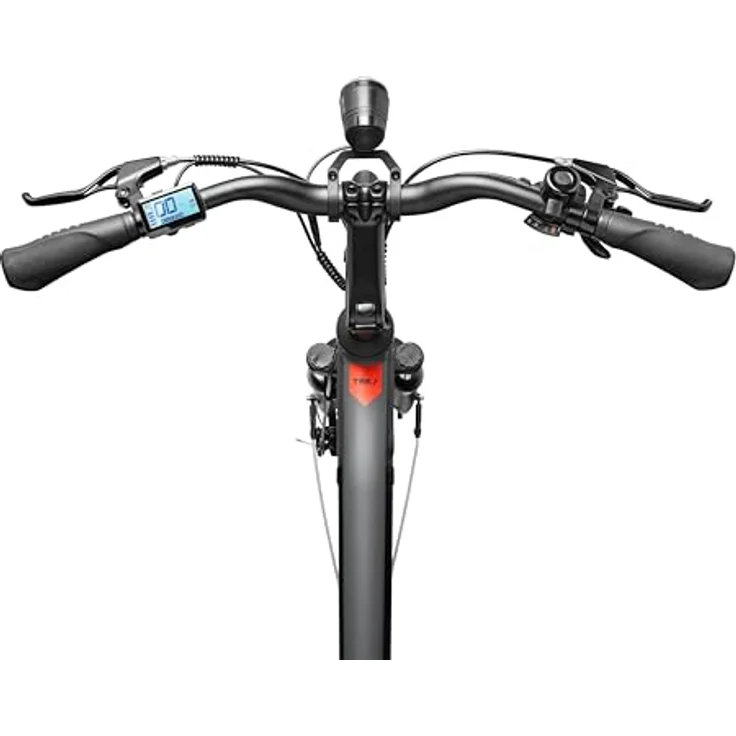 Telefunken E-Bike XT490, 28 Zoll Trekking Pedelec mit 250 W Heckmotor, 8-Gang Kettenschaltung & Scheibenbremsen, integrierter 417,6 Wh Akku, granitgrau – Bild 4