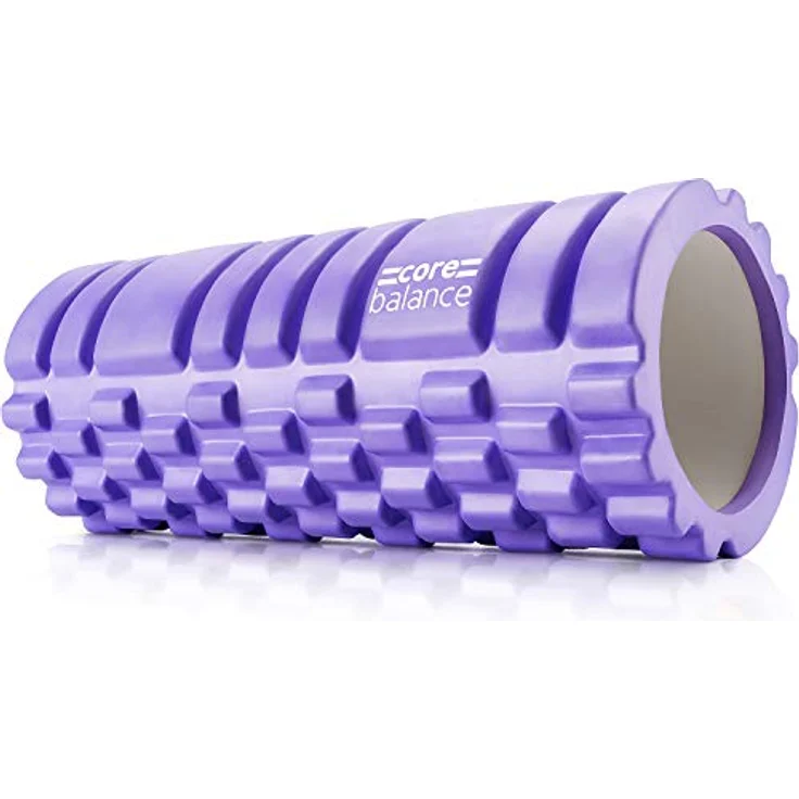 Core Balance Faszienrolle Rücken und Ganzkörper, Tiefengewebemassage Foam Roller mit Textur für Triggerpunkt-Massage, 33 cm x 14 cm, leicht und hygienisch – Bild 1