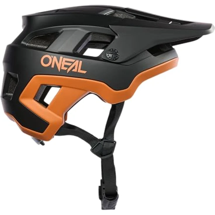 O'Neal Helm DEFENDER SOLID, leichter und robuster Fahrradhelm mit optimierter Belüftung, schwarz/orange, L/XL (58/62 cm) – Bild 5
