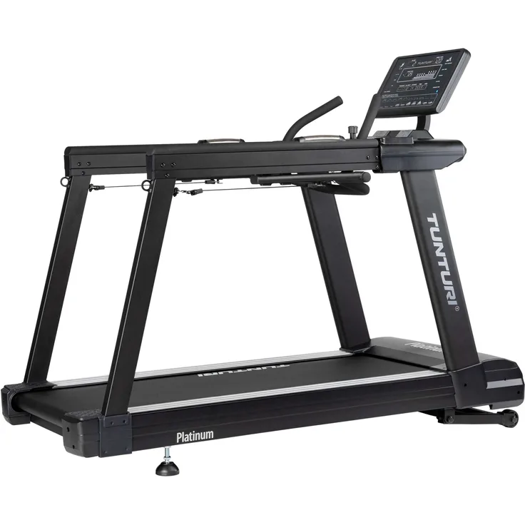 Tunturi Platinum Core Laufband - Hartlaufband Für Zuhause mit 52 Trainingsprogrammen - 01, - 20 km/h - Bauchmuskeltrainer - Elektrisch - 3 Bedienungspaneele - Rehabilitation