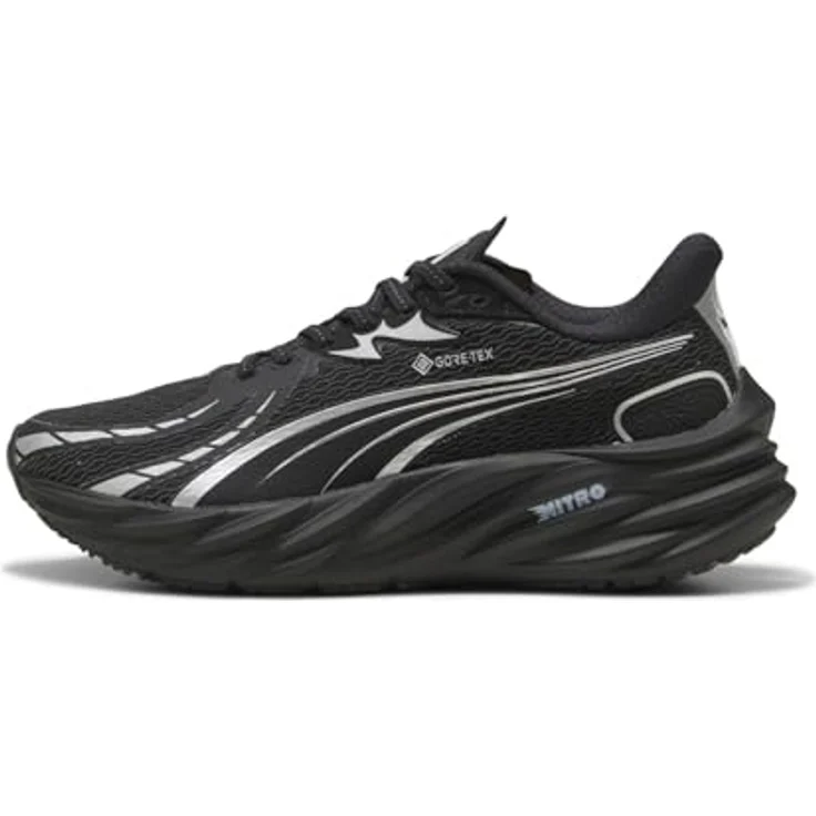 PUMA Velocity NITRO 4 GTX Wns, wasserdichte Laufschuhe mit NITROFOAM™ Dämpfung, schwarz, Größe: 7 – Bild 3