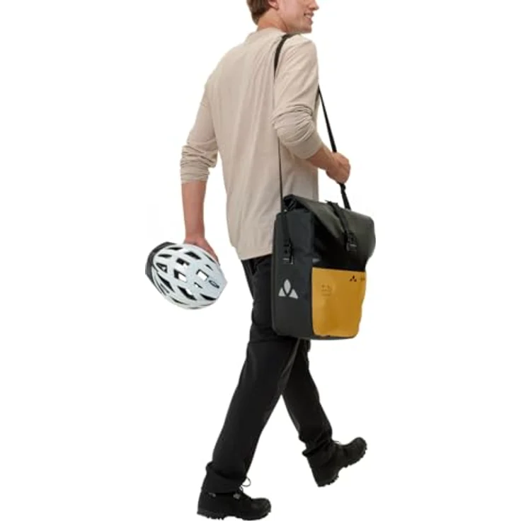 Vaude Aqua Back Color Single, 24 l Gepäckträgertasche, wasserdicht mit Rollverschluss und QMR 2.0 Befestigungssystem – Bild 6