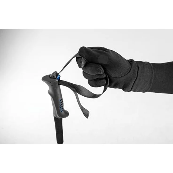 LEKI Kinder Guide Lite Skistöcke, Aluminium, verstellbar, 90-120 cm, Denimblue-darkblue-Cyan, 237 g – Bild 5
