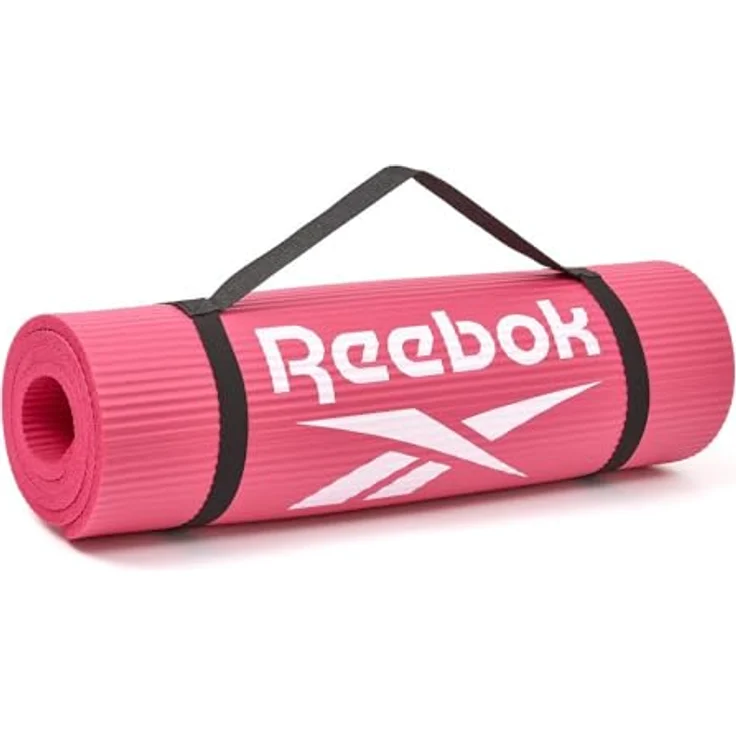 Reebok Training Mat - 10mm - Pink, Yogamatte mit rutschfester Unterlage und gepolsterter Oberfläche – Bild 5