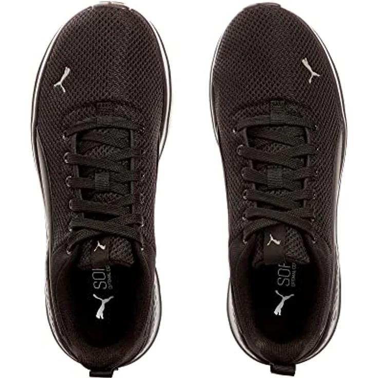 PUMA Anzarun Lite Youth Sneakers, Laufschuhe für Kinder, atmungsaktives Mesh-Obermaterial, dämpfende EVA-Zwischensohle, schwarz, Gr 36 – Bild 6