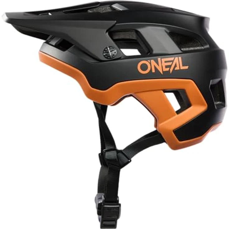 O'Neal Helm DEFENDER SOLID, leichter und robuster Fahrradhelm mit optimierter Belüftung, schwarz/orange, L/XL (58/62 cm) – Bild 4