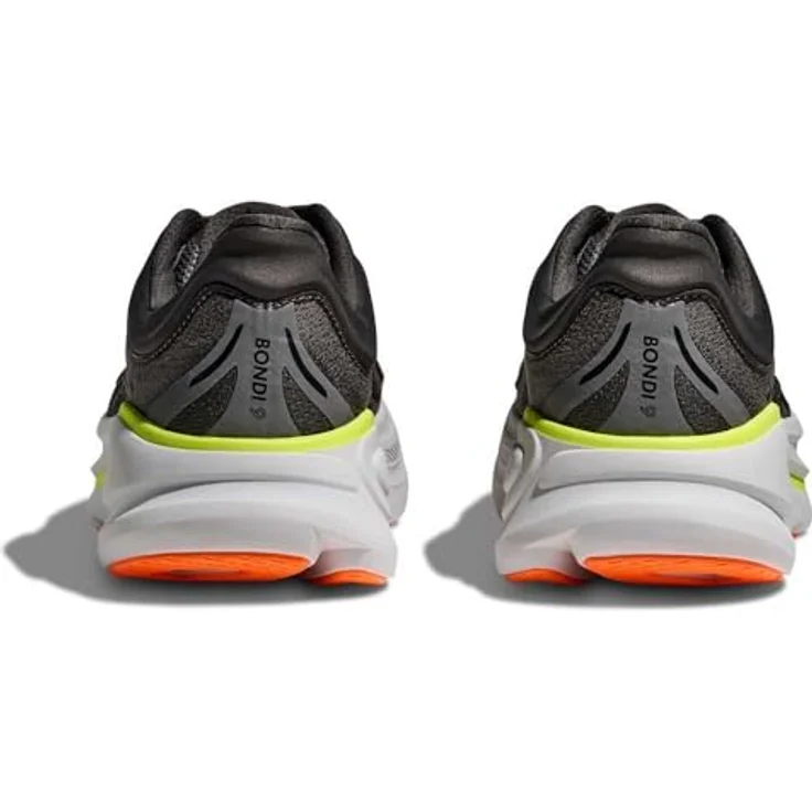 Hoka Bondi 9, Laufschuhe mit flexibler Dämpfung und atmungsaktivem Obermaterial, Asphalt Grey/GR, Größe 43 1/3 – Bild 4