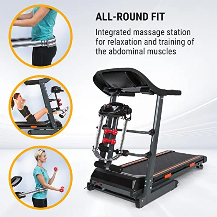Capital Sports Pacemaker F120 Pro, Laufband mit 1,5 PS Motor, 12 km/h, LowNoise-FX Drive, 4P-AntiShock Suspension und Bluetooth-App-Anbindung – Bild 8