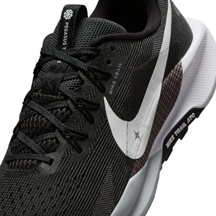 Nike PEGASUS TRAIL 5 Laufschuhe, schwarz, mit ReactX Dämpfung und Gummi-Sohle für bessere Bodenhaftung, Größe 10.5 – Bild 8