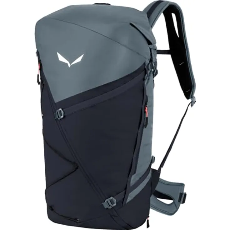 Salewa Puez 32+5 Trekkingrucksack, 59 cm, blau, aus 100% Polyester, erweiterbar auf 37 Liter