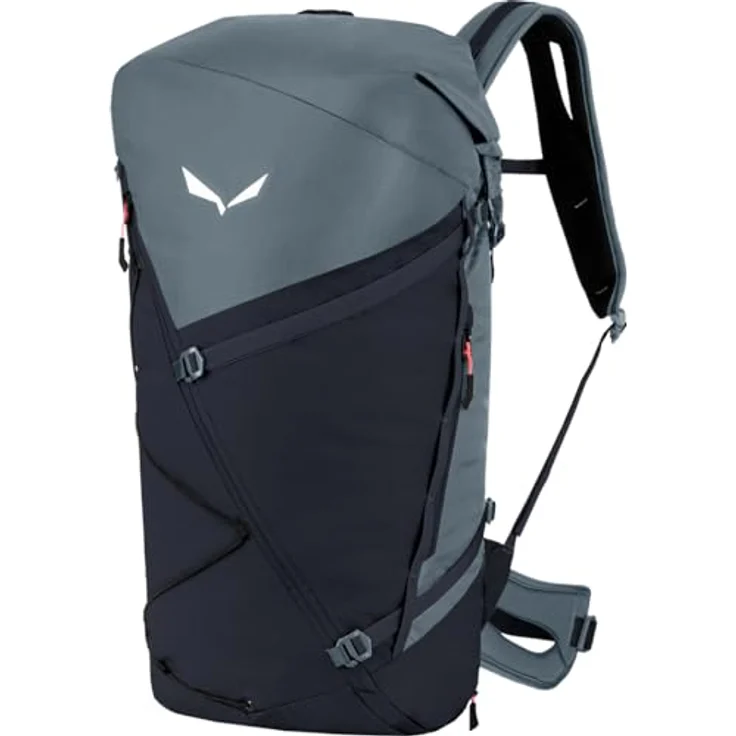 Salewa Puez 32+5 Trekkingrucksack, 59 cm, blau, aus 100% Polyester, erweiterbar auf 37 Liter – Bild 1
