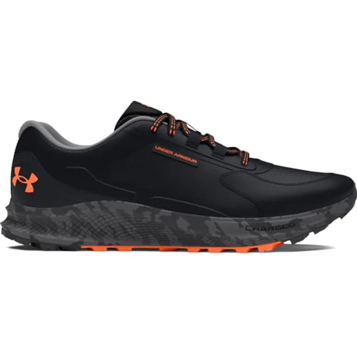 Under Armour Charged Bandit Trail 3, Traillaufschuhe mit hervorragender Dämpfung und Bodenhaftung, Schwarz/Orange Blast, Größe 43 – Bild 7