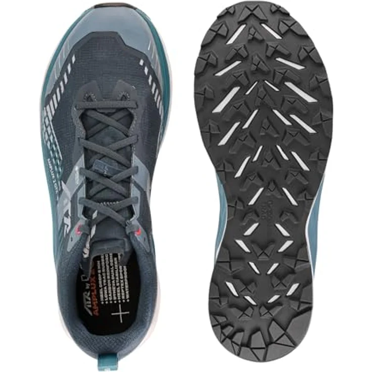 LOWA AMPLUX 2 GTX, Wanderschuhe für Herren, grau/navy, mit DYNEVA-Technologie und optimaler Dämpfung – Bild 6